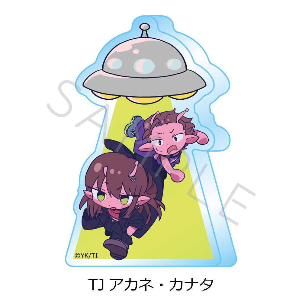 アニメ『銀河特急 ミルキー☆サブウェイ』 アクリルミニブロック(ちぽ