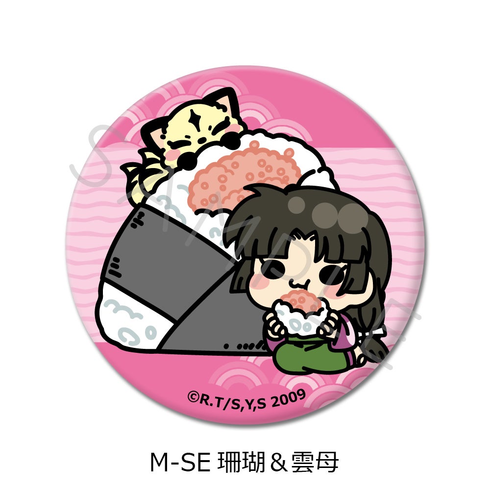 犬夜叉　スクエア缶バッジ　ラバスト　殺生丸　奈落　珊瑚　雲母 犬夜叉』第2弾 缶バッジ(57mm)M-SE(珊瑚＆雲母)【予約】 | ビビット