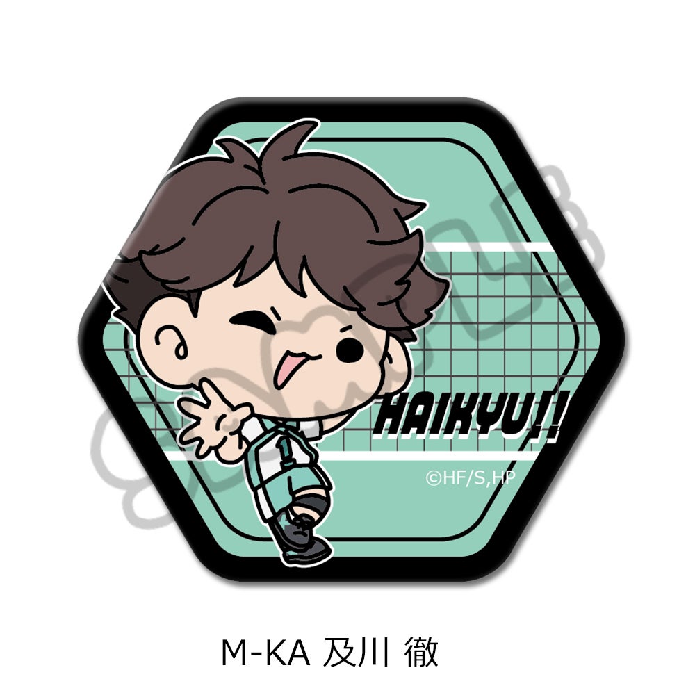 ハイキュー!!」第10弾 六角形缶バッジ(mochocho) M-KA(及川 徹)【予約