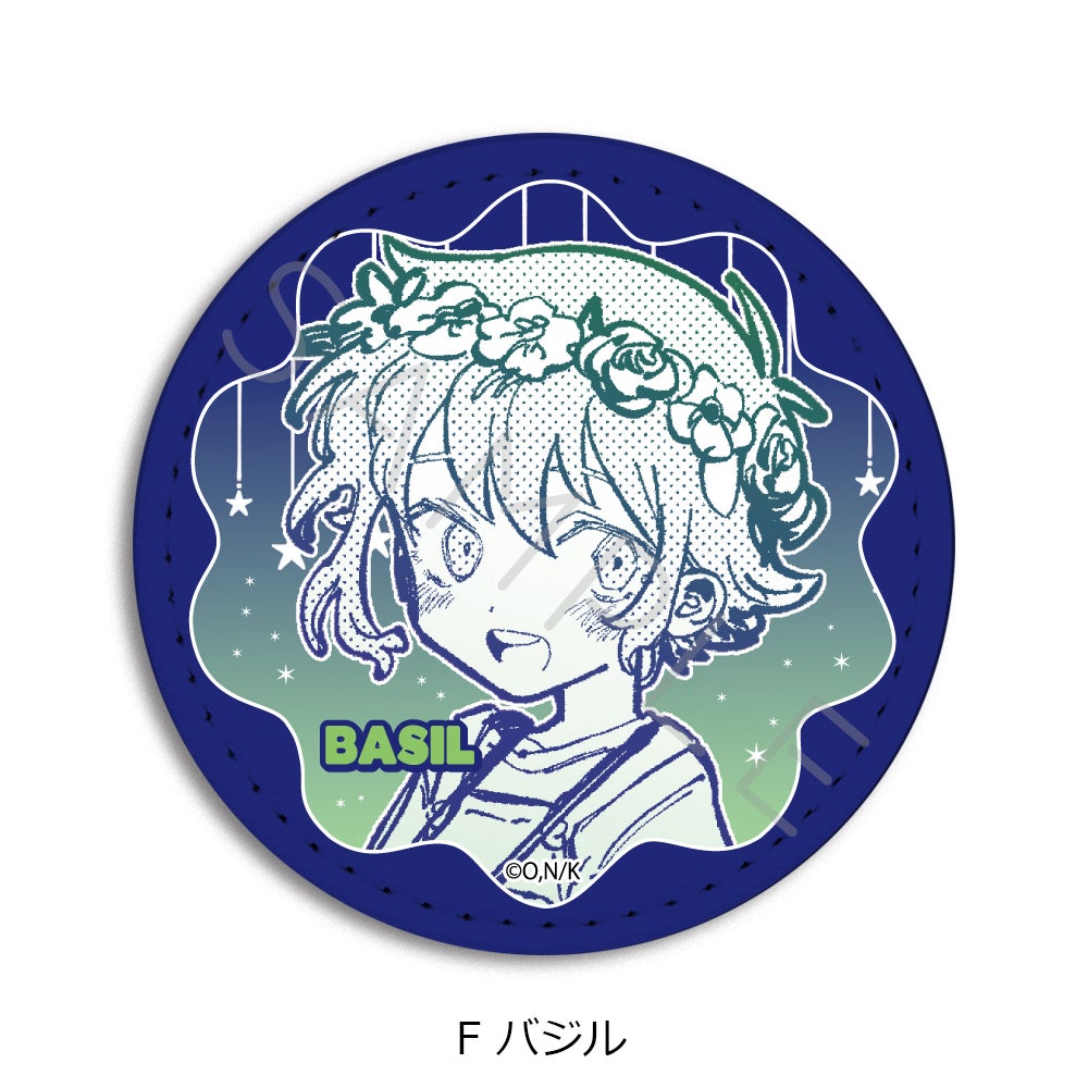 OMORI』 レザーバッジ(丸形)F (バジル)【予約】 | ビビット
