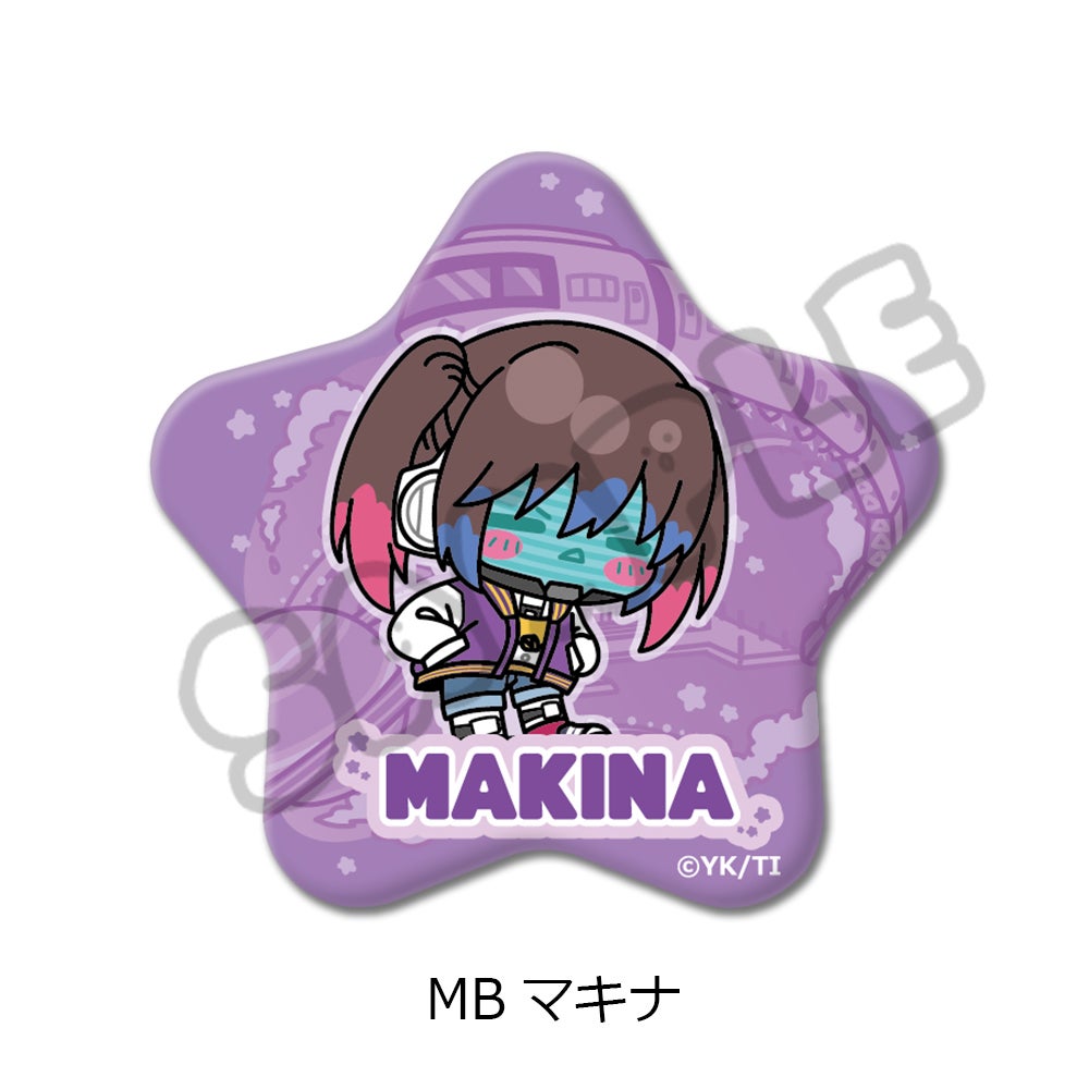 アニメ『銀河特急 ミルキー☆サブウェイ』 星型缶バッジ(mochocho) MB