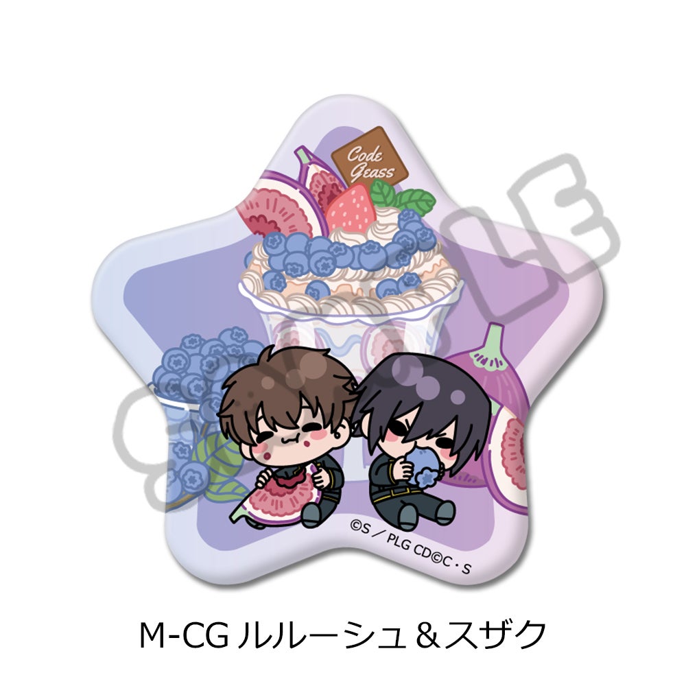 【美品未開封】コードギアス　ルルーシュ スザク　缶バッジ5点セット コードギアス 反逆のルルーシュ 描き下ろしハート缶バッジセット
