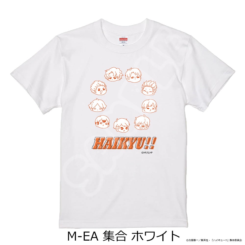 ハイキュー!!」第11弾 Tシャツ M-EA(集合) ホワイト Sサイズ Mサイズ L