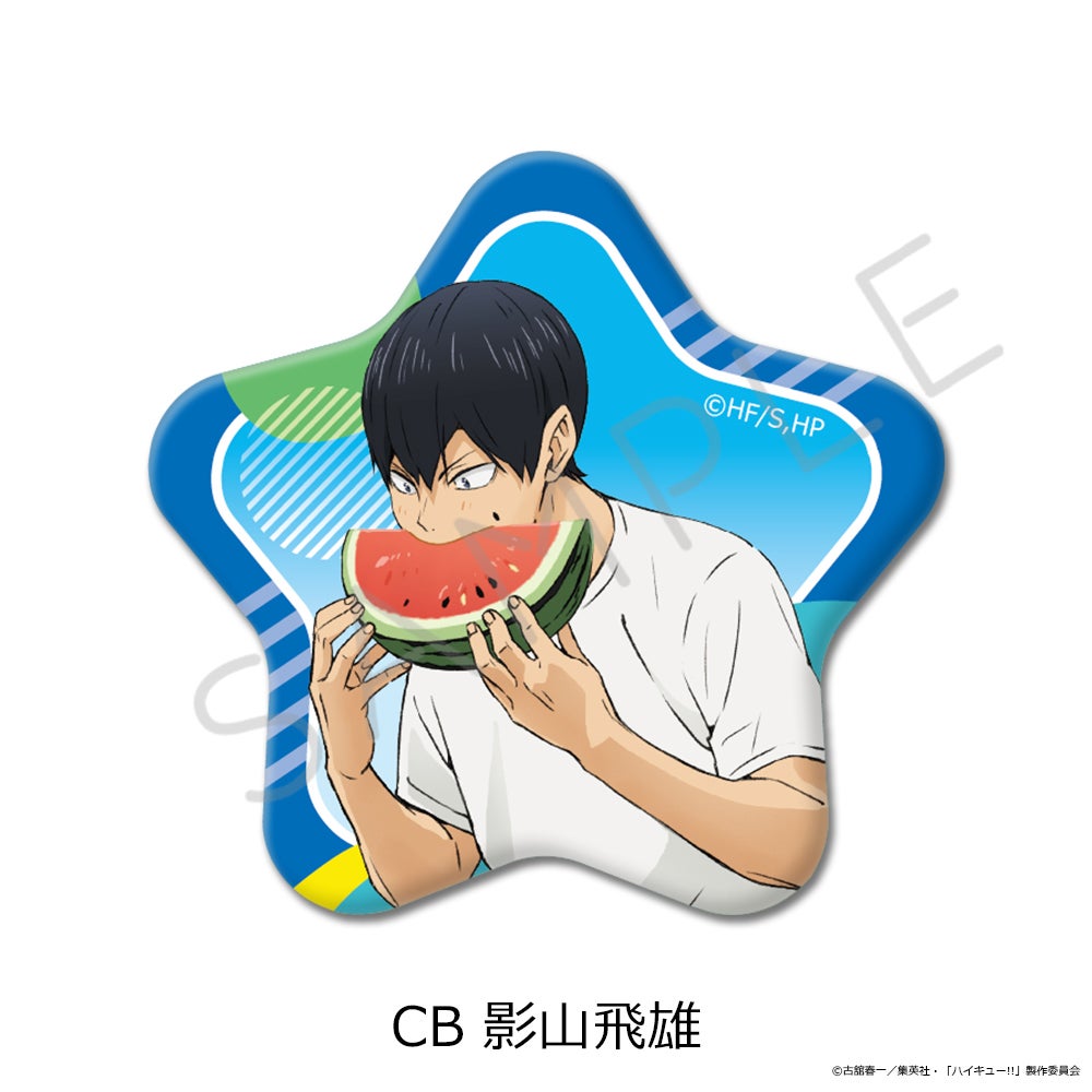 ハイキュー!!」第13弾 星型缶バッジ CB(影山飛雄)【予約】 | ビビット