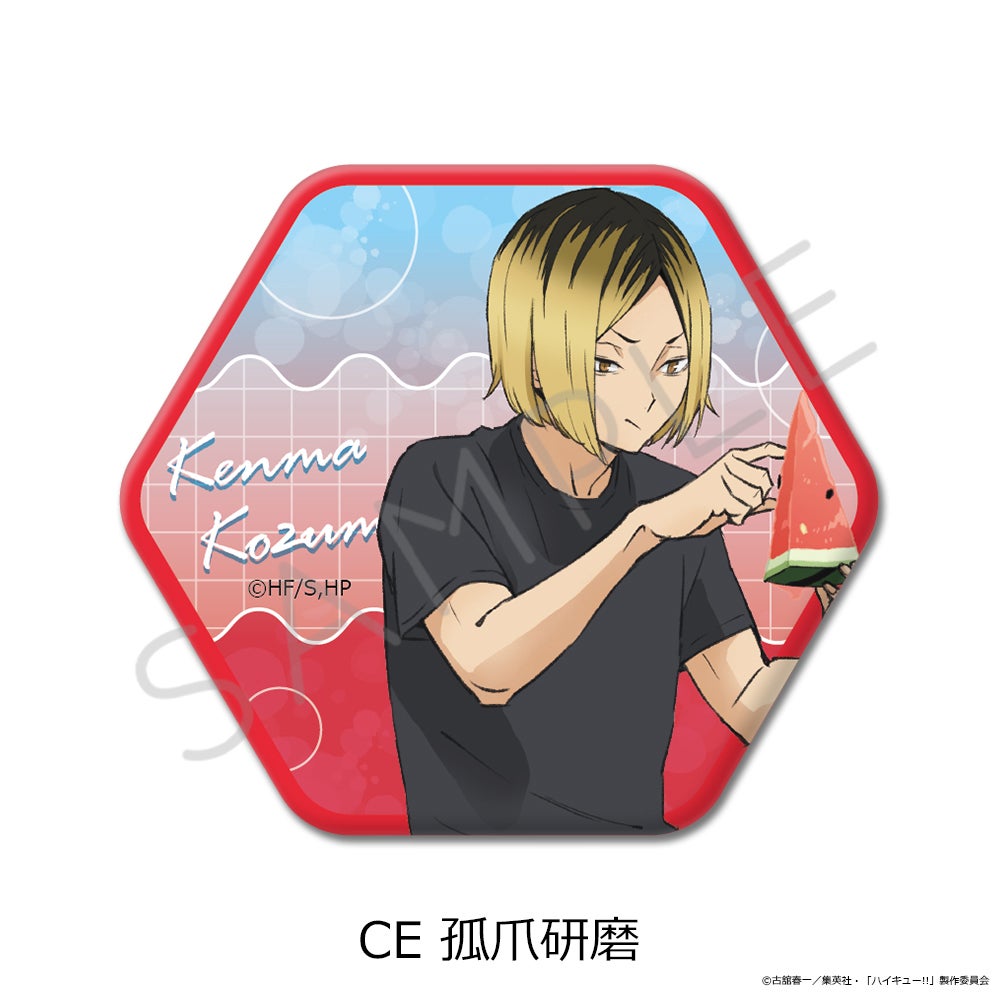ハイキュー!!」第13弾 六角形缶バッジ CE(孤爪研磨)【予約】 | ビビット