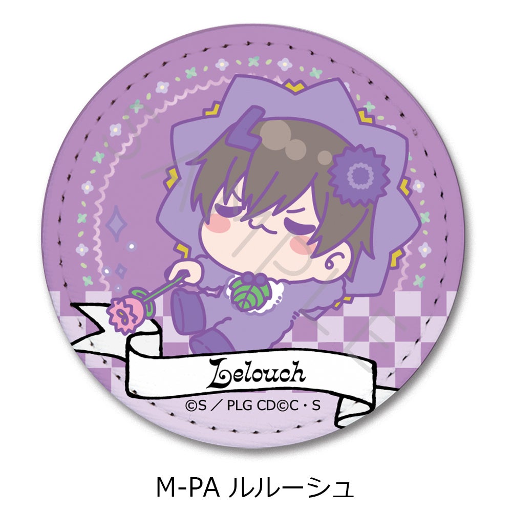 コードギアス 反逆のルルーシュ』第6弾 レザーバッジ（丸形) M-PA