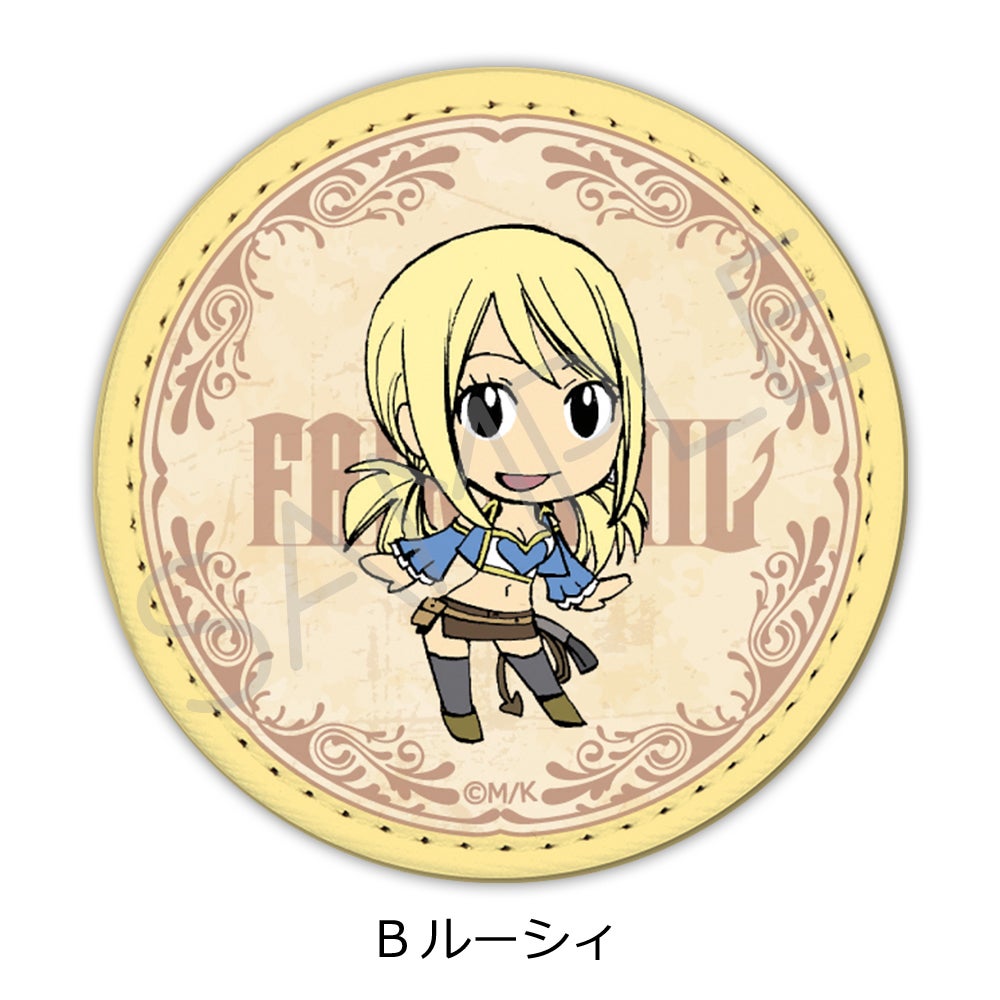 フェアリーテイル ルーシィ バッジ 2点セット FAIRY TAIL」 レザーバッジ B(ルーシィ)【予約】 | ビビット