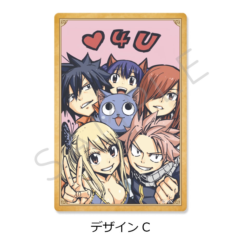 FAIRY TAIL」 クリアステッカー デザインC【予約】 | ビビット